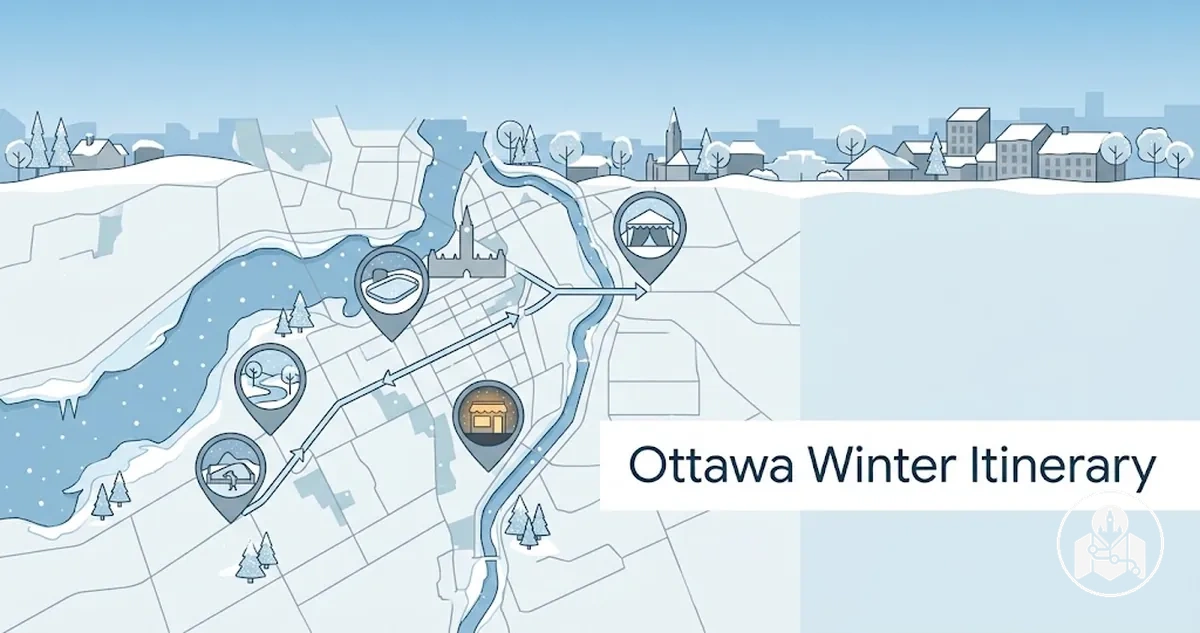 Ottawa winter itinerary with seasonal sightseeing stops and travel conditions