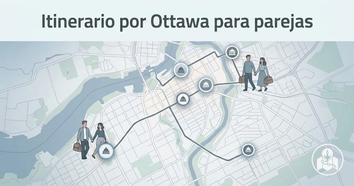 Itinerario por Ottawa para parejas con paradas turísticas para una escapada urbana corta