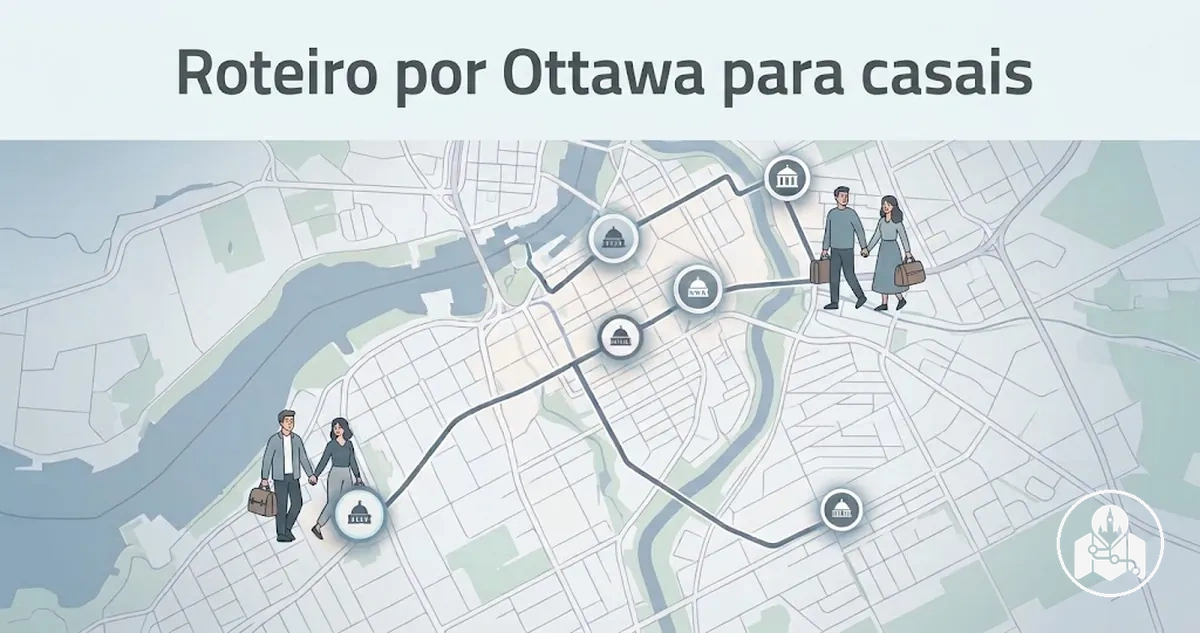 Roteiro por Ottawa para casais com pontos turísticos para uma escapada urbana curta